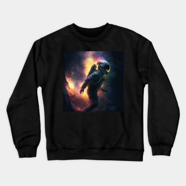 astronaut Crewneck Sweatshirt by rocknerd